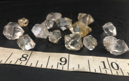 Herkimer Diamond Lot Drusy tips | Of Coins & Crystals