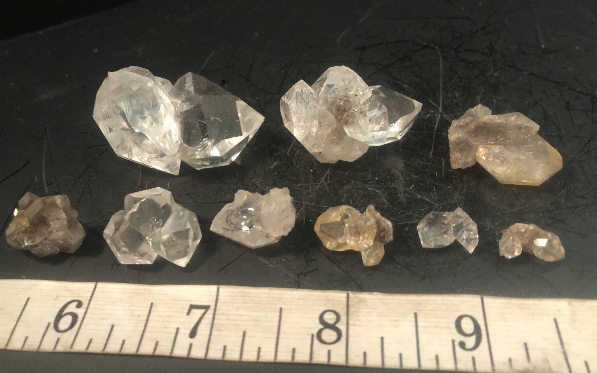 Herkimer Diamond Lot Drusy Clusters 1207-50 | Of Coins & Crystals