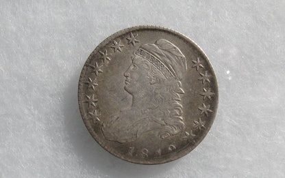 1819 Capped Bust Half Dollar VF-35 Details | Of Coins & Crystals