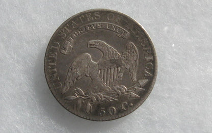 1819 Capped Bust Half Dollar VF-35 Details | Of Coins & Crystals
