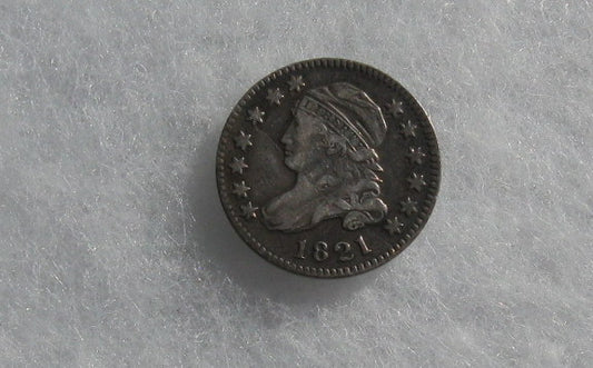 1821 Capped Bust Dime VF-20 | Of Coins & Crystals