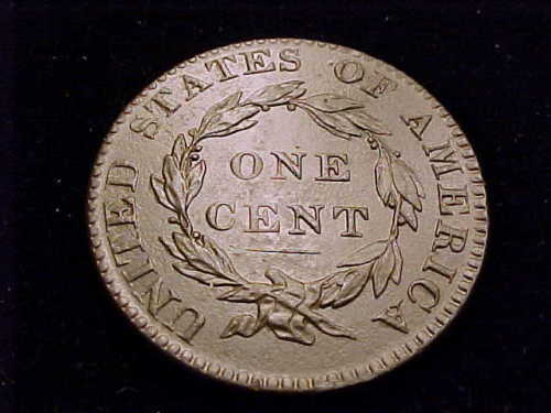 1822 Large Cent  AU-58 | Of Coins & Crystals