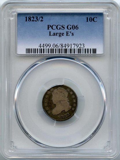 1823/2 Capped Bust Dime PCGS G-6 | Of Coins & Crystals