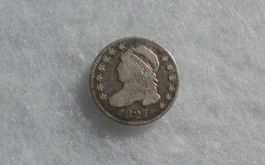 1827 Capped Bust Dime F-12 | Of Coins & Crystals