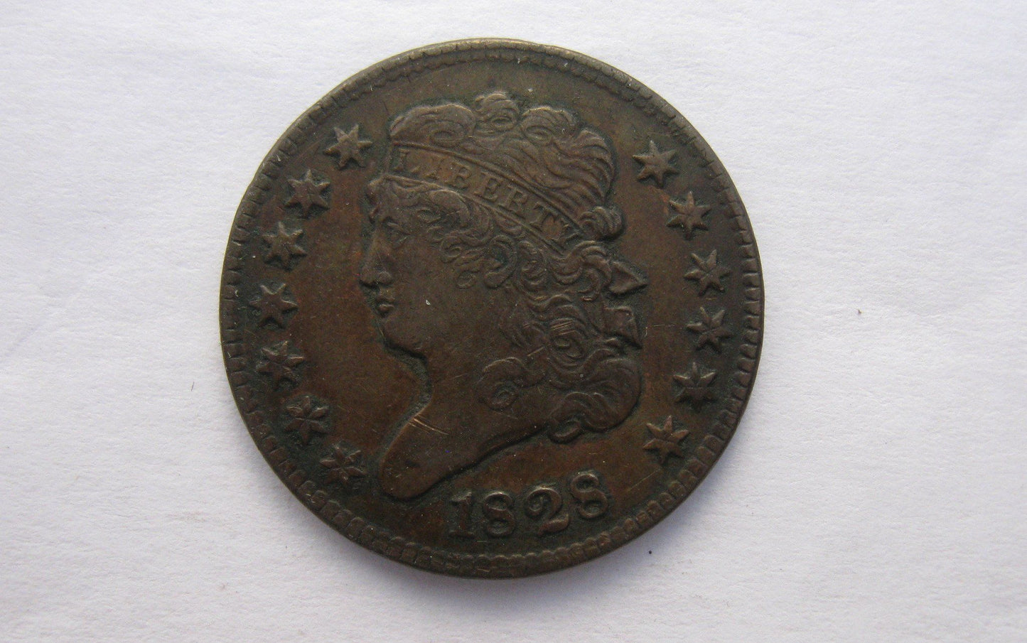 1828 Classic Half Cent  XF-40 | Of Coins & Crystals