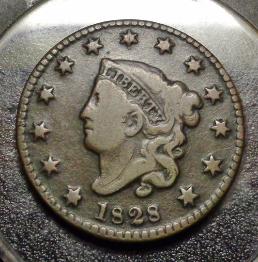 1828 Large Cent VG-8 | Of Coins & Crystals
