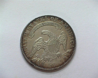 1829 Capped Bust Half Dollar AU-50 | Of Coins & Crystals