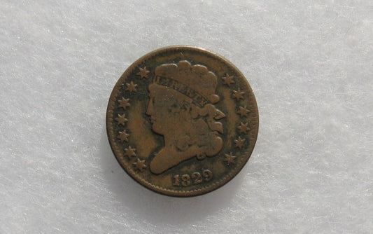 1829 Classic Half Cent VG-8 | Of Coins & Crystals