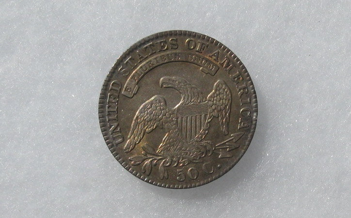 1830 Capped Bust Half Dollar AU 55 Of Of Coins Crystals