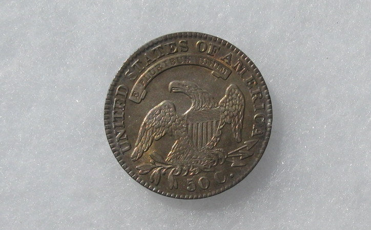 1830 Capped Bust Half Dollar AU-55 | Of Coins & Crystals