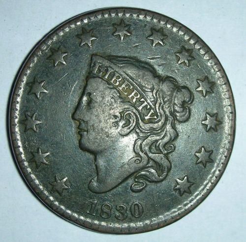 1830 Large Cent VF-20 | Of Coins & Crystals