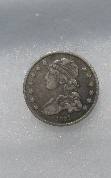 1831 Capped Bust Quarter XF-40 | Of Coins & Crystals