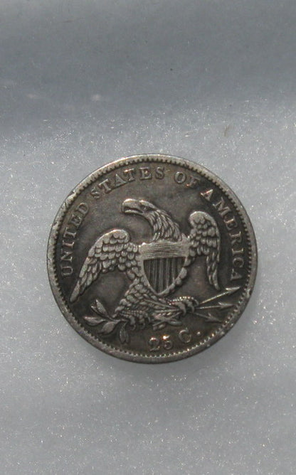 1831 Capped Bust Quarter XF-40 | Of Coins & Crystals