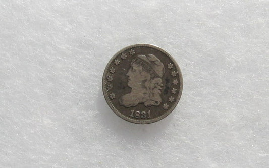 1831 Capped Bust Half Dime F-12 | Of Coins & Crystals