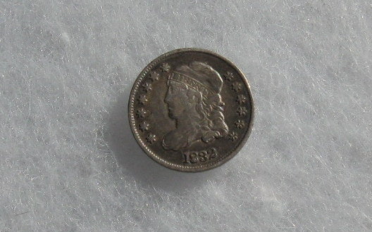 1832 Capped Bust Half Dime XF-45 | Of Coins & Crystals