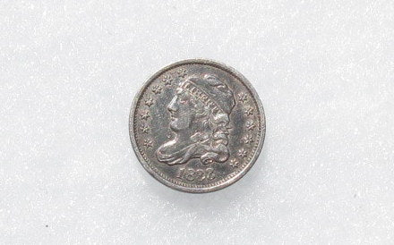 1833 Capped Bust Half Dime XF-40 | Of Coins & Crystals