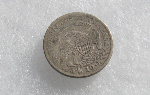 1835  Capped Bust Dime F-15 | Of Coins & Crystals