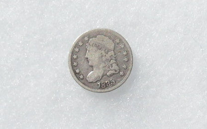 1835 Capped Bust Half Dime F-12 | Of Coins & Crystals