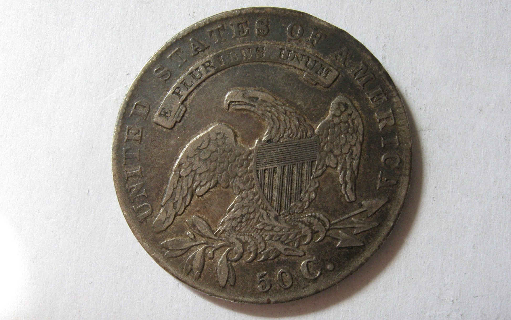 1835 Capped Bust Half Dollar.  XF-40 | Of Coins & Crystals