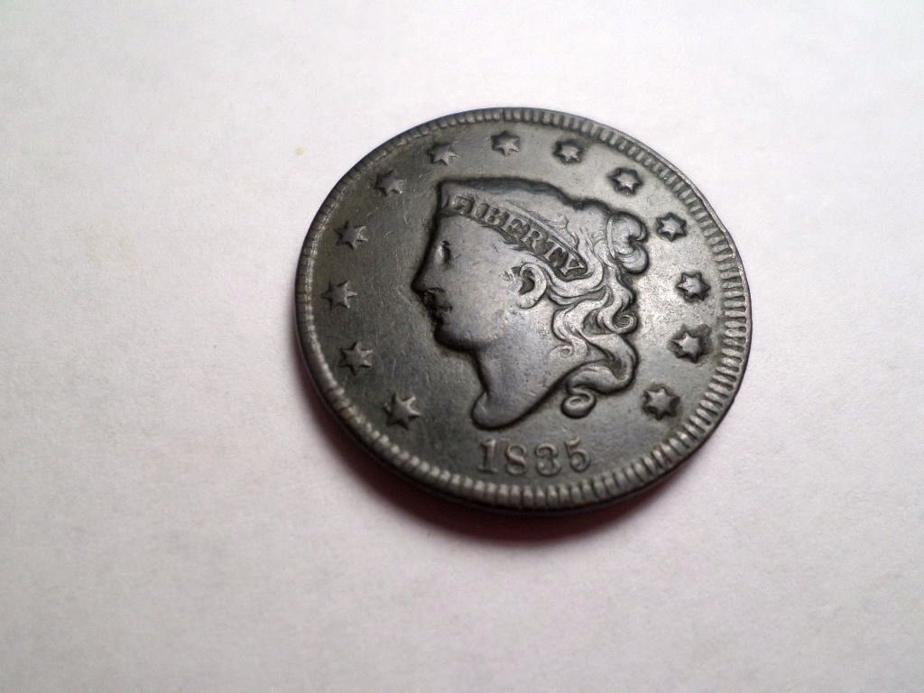 1835 Large Cent VG-10 | Of Coins & Crystals