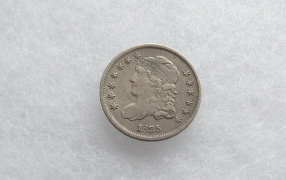1835,small date, small 5C Capped Bust Half Dime  XF-40