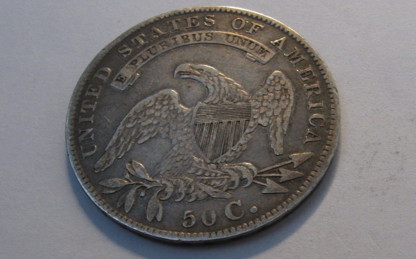 1836 Capped Bust Half Dollar. VF-30 | Of Coins & Crystals