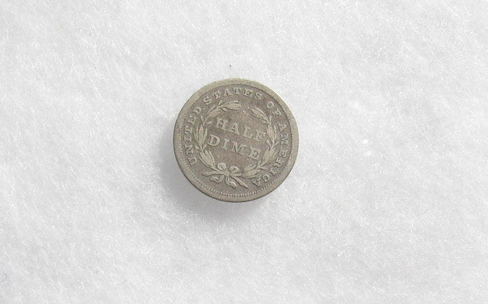 1837 Seated Liberty Half Dime F-12 | Of Coins & Crystals