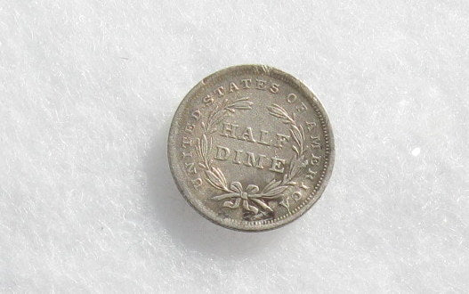 1837 Seated Liberty Half Dime XF-40 | Of Coins & Crystals