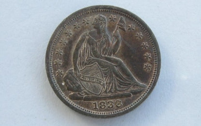 1838 Seated Liberty Half Dime