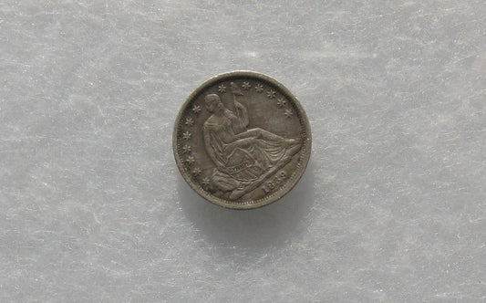 1839 Seated Liberty Dime AU50 | Of Coins & Crystals