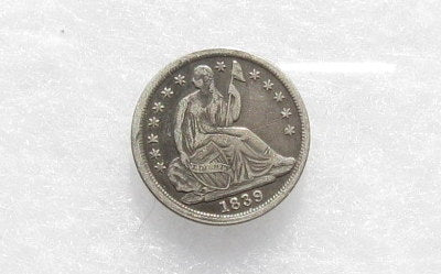1839 Half Dime VF-35 | Of Coins & Crystals