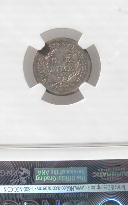 1840-O Seated Liberty Dime NGC XF-40 | Of Coins & Crystals