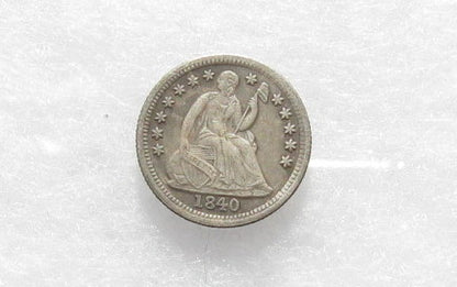 1840 drapery  Half Dime XF-40 | Of Coins & Crystals