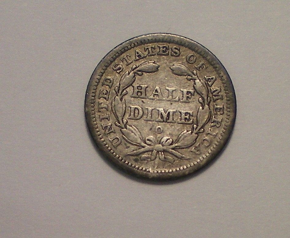 1841 O Half Dime F-15 | Of Coins & Crystals