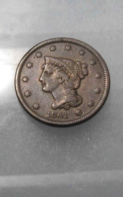 1841 Large Cent VF-20 | Of Coins & Crystals