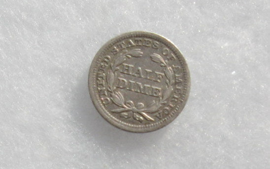 1841 Half Dime AU-50 | Of Coins & Crystals