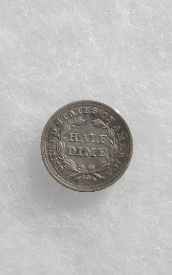 1841 Half Dime AU-58 | Of Coins & Crystals