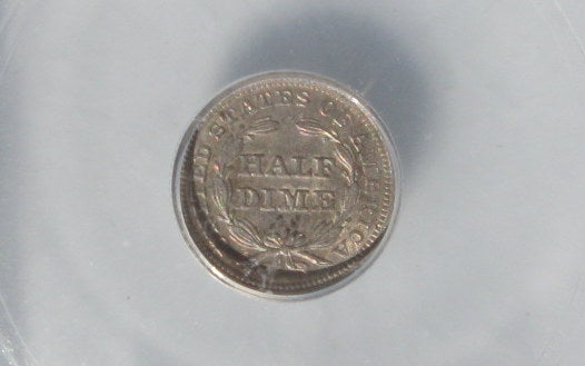 1844 Half Dime ICG MS-62