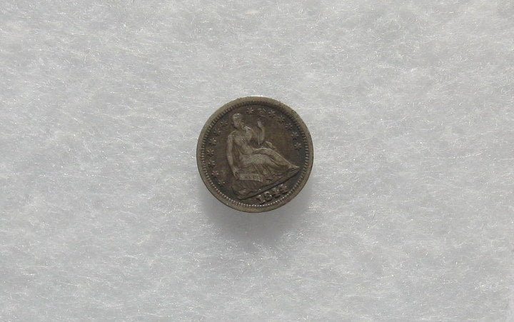 1844 Half Dime VF-20 | Of Coins & Crystals