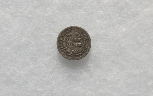 1844 Half Dime VF-20 | Of Coins & Crystals