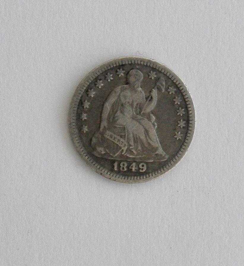 1849 Half Dime VF-20 | Of Coins & Crystals