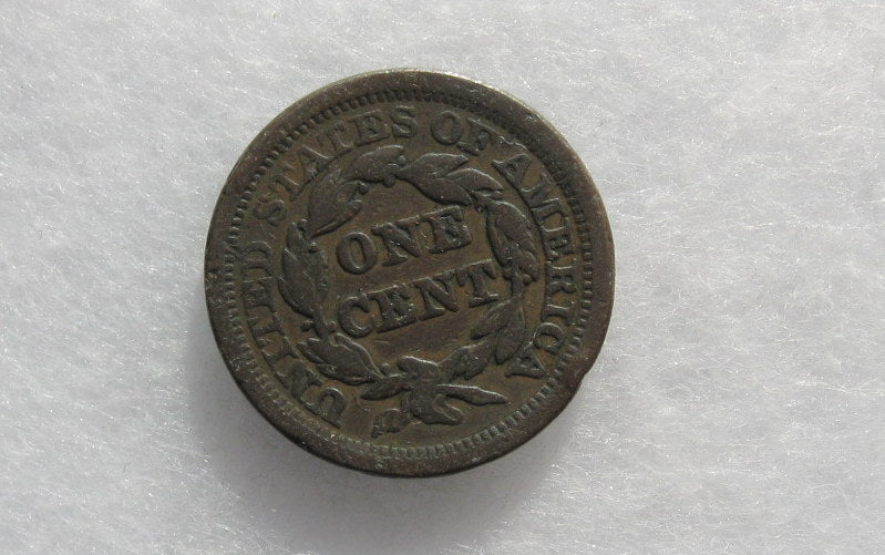 1850 Large Cent F-15 | Of Coins & Crystals