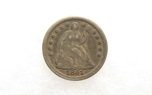 1851 O  Half Dime XF-40 | Of Coins & Crystals