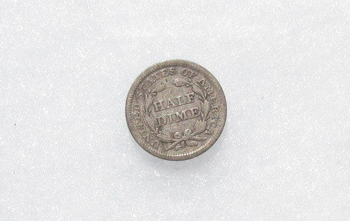 1852 Seated Liberty Half Dime VF-20 | Of Coins & Crystals