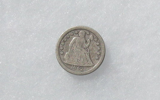 1852-O Seated Liberty Dime F-12 | Of Coins & Crystals