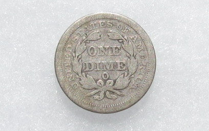 1852-O Seated Liberty Dime F-12 | Of Coins & Crystals