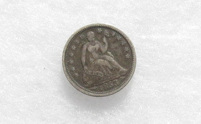 1853 Arrows  Half Dime VF-35 | Of Coins & Crystals