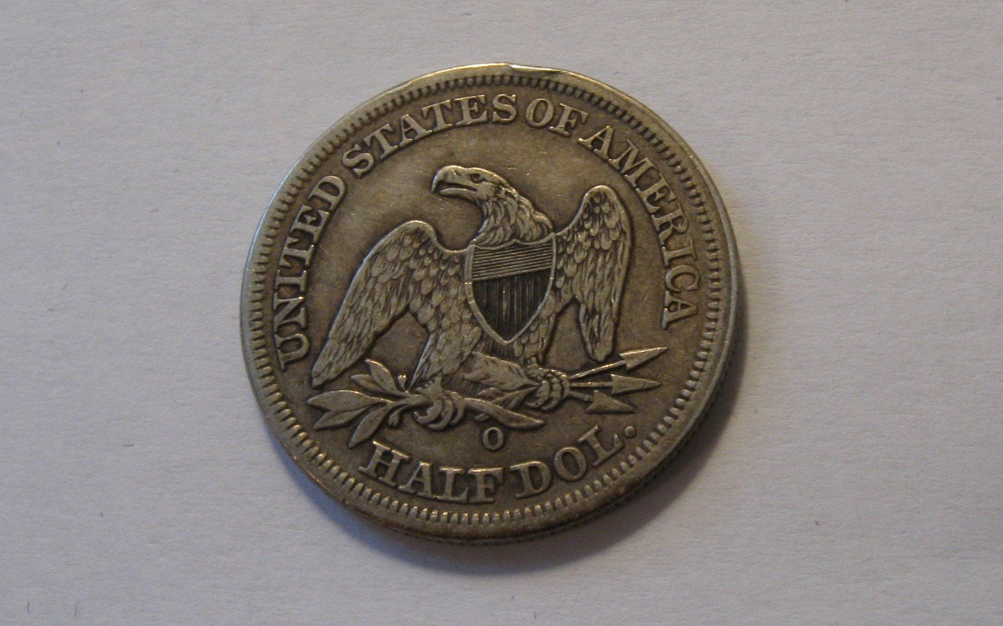 1854-O Seated Liberty Half Dollar  XF-40 | Of Coins & Crystals