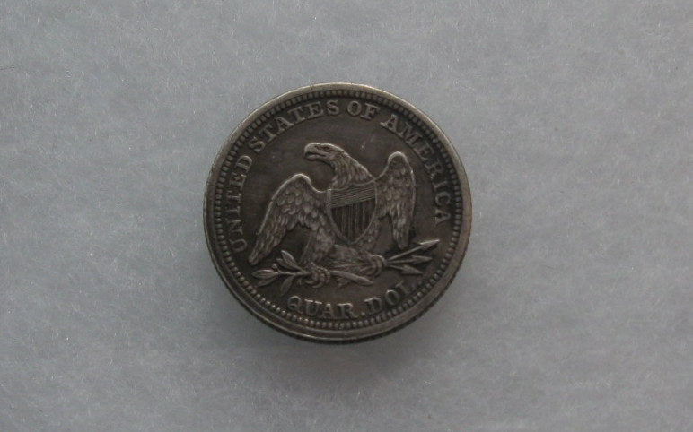 1854  Seated Liberty Quarter XF-45 | Of Coins & Crystals