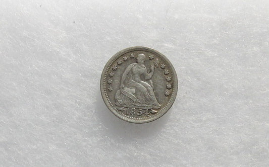 1854 Arrows Half Dime VF-30 | Of Coins & Crystals